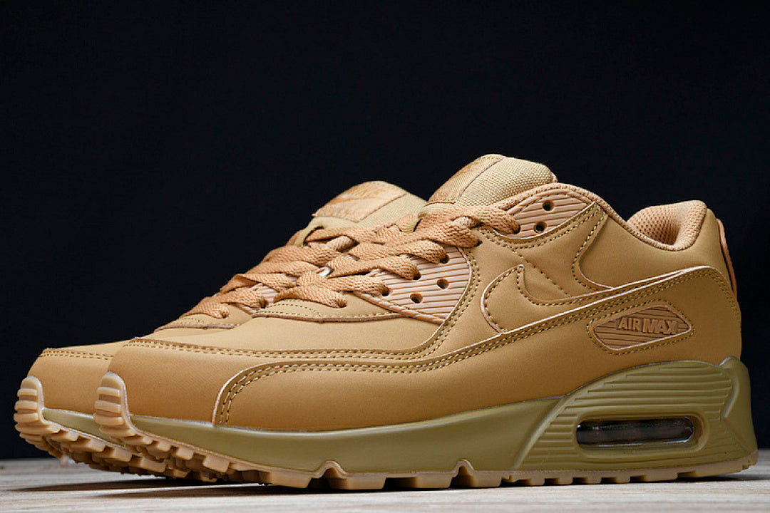 FZ5102 299 AIR MAX 90 PREMIUM FLAX/GUM LIGHT BROWN/WHEAT