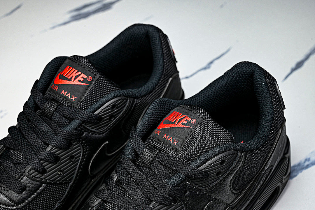 DZ4504-003 AIR MAX 90 RETRO AIR CUSHIONED RUNNING SHOES BLACK/INKINESS
