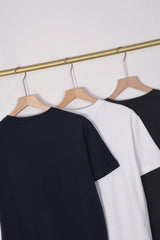 Short Sleeve T-Shirt : Black White Royal Blue: M-XXL. 60s 210g soft velvet cotton, Soft feel, no pilling, no deformation