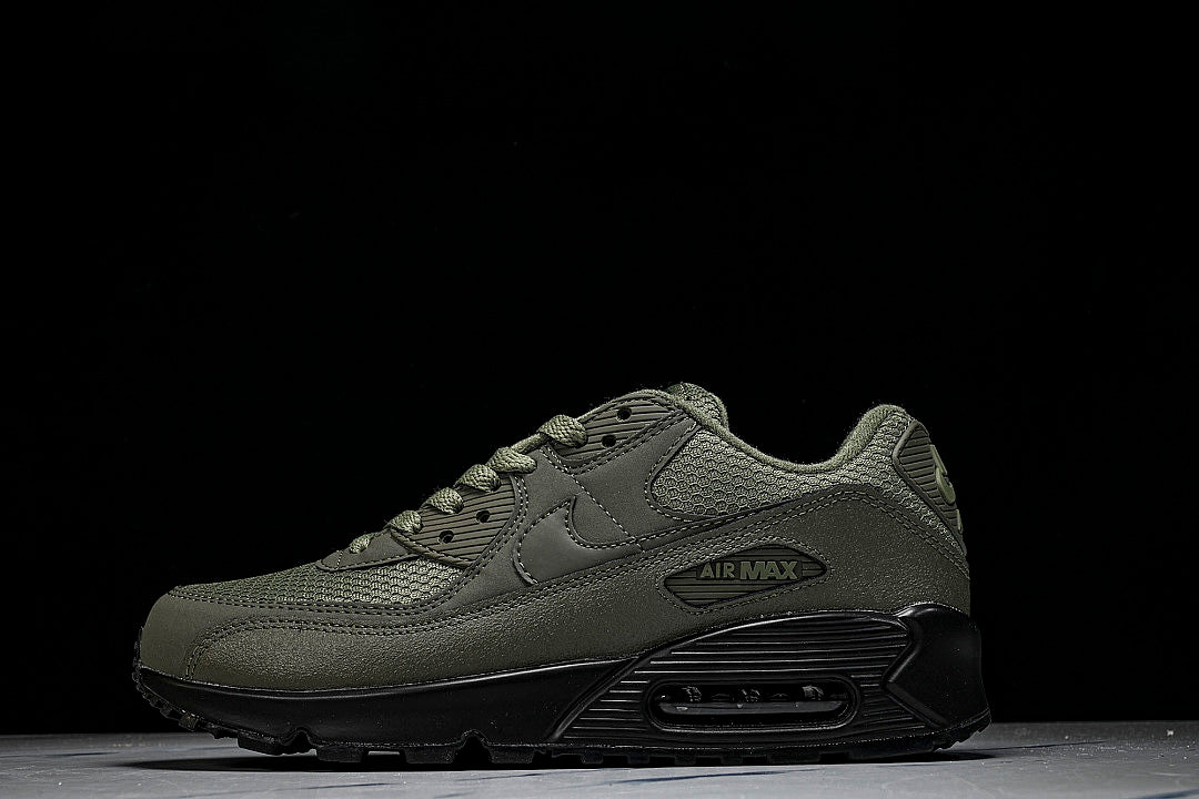 HQ3828-200 AIR MAX 90 RETRO AIR CUSHIONED RUNNING SHOES ARMY GREEN/MATCHA GREEN