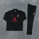 26-27 Season AC Milan Black Color Football Sweater Set