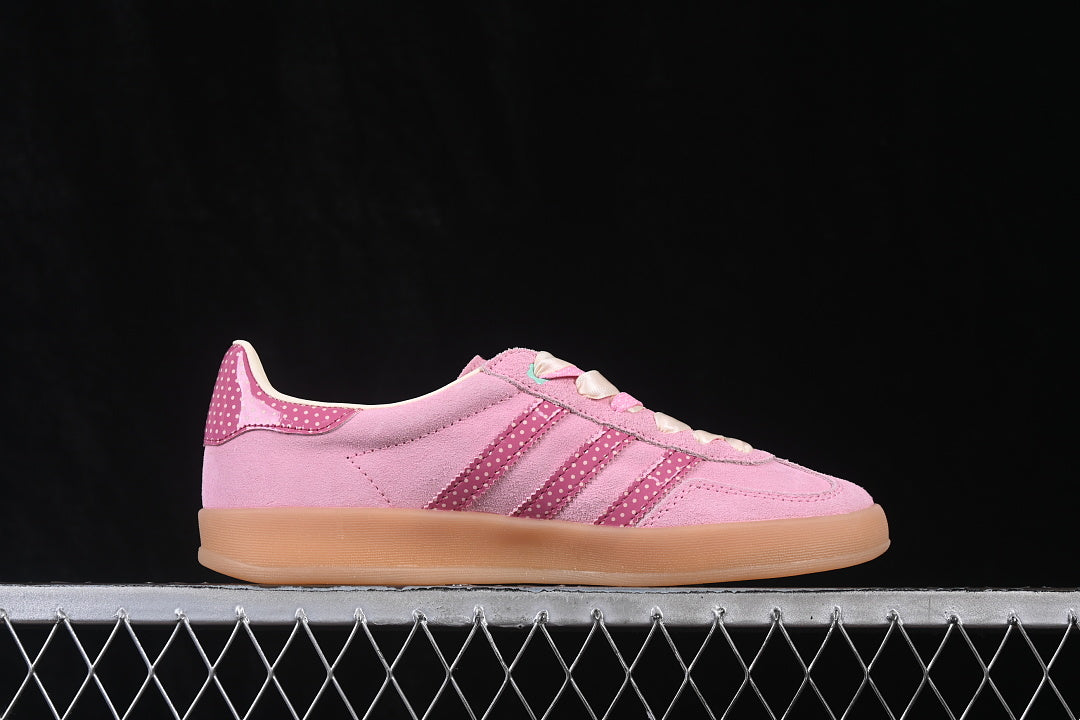 【220】[LB5511]-[GAZELLE INDOOR CASUAL SNEAKERS PINK/LIGHT PINK]-[WOMAN:35-39]-[MAN:40-45]