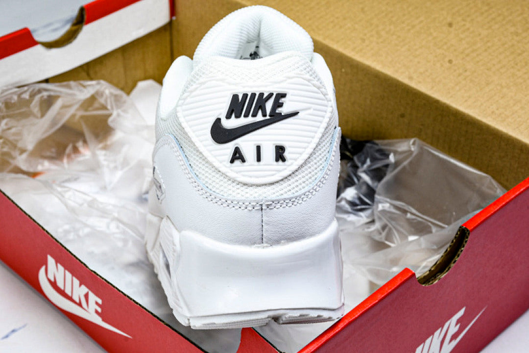 【240】HF3835-100 AIR MAX 90 TRENDY COUPLE LOW TOP AIR CUSHIONED CASUAL WHITE/BLACK