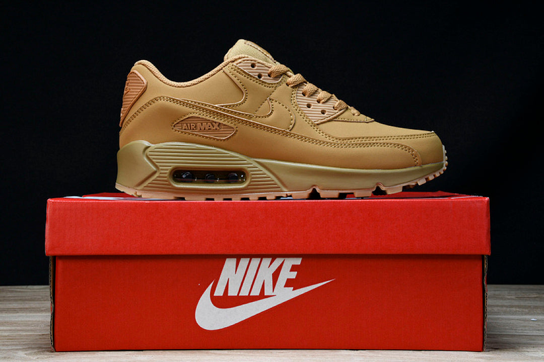 FZ5102 299 AIR MAX 90 PREMIUM FLAX/GUM LIGHT BROWN/WHEAT