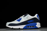 IX4089-121 AIR MAX 90 VINTAGE AIR CUSHION RUNNING SHOES WHITE/BLACK/BLUE