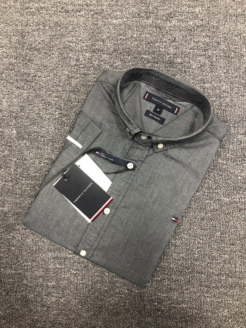 HA614#TommyShort Sleeve (Two-Ply Fine Oxford)