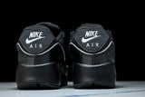 HV4517-002 AIR MAX 90 RETRO AIR CUSHIONED RUNNING SHOES BLACK/LIGHT GRAY
