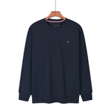2692#TommyEmbroideryCrew Neck Sweatshirt