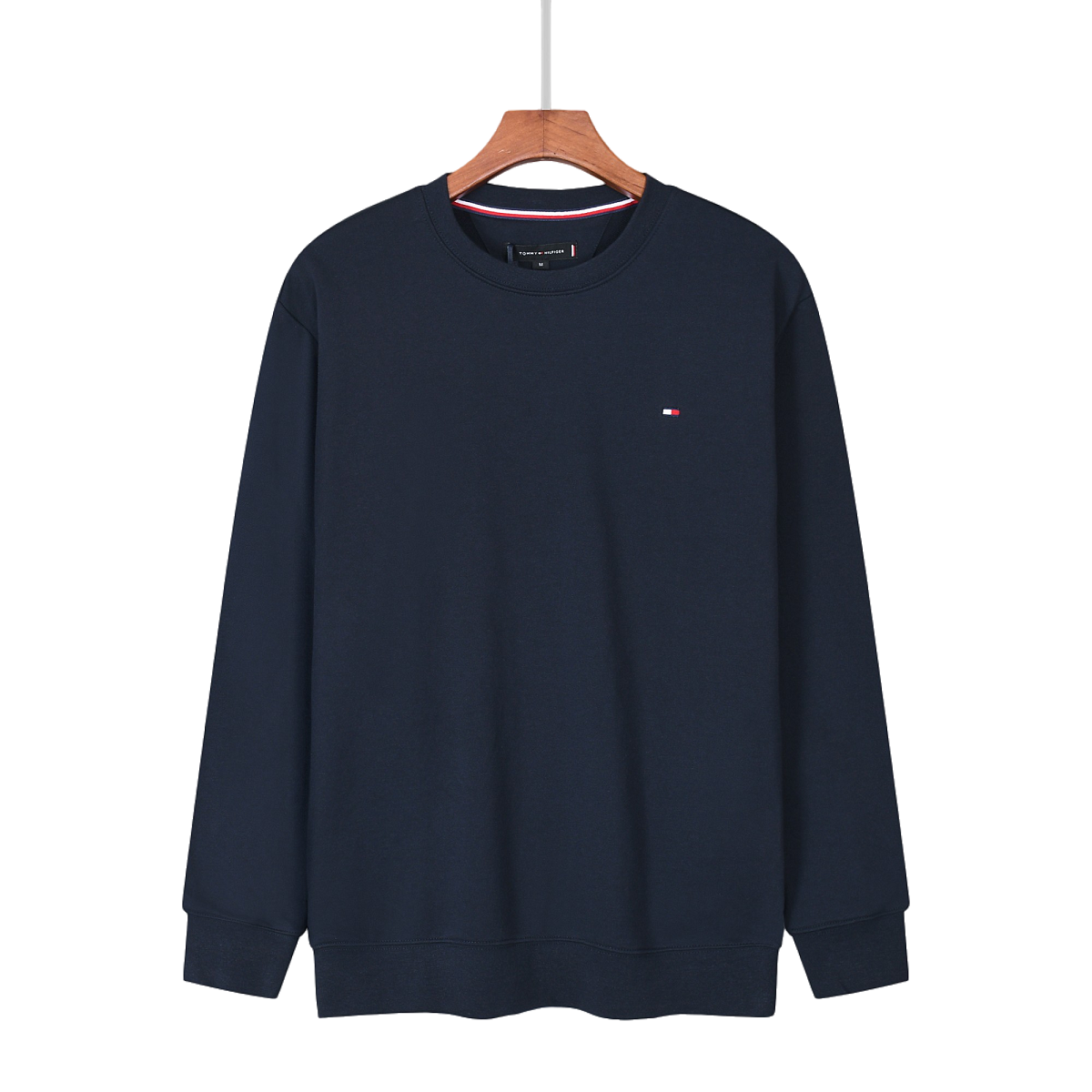 2692#TommyEmbroideryCrew Neck Sweatshirt