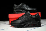 CZ5594-001 AIR MAX 90 LTR CLASSIC SPORTS SHOES FOR MALE AND FEMALE COUPLES BLACK/INKINESS