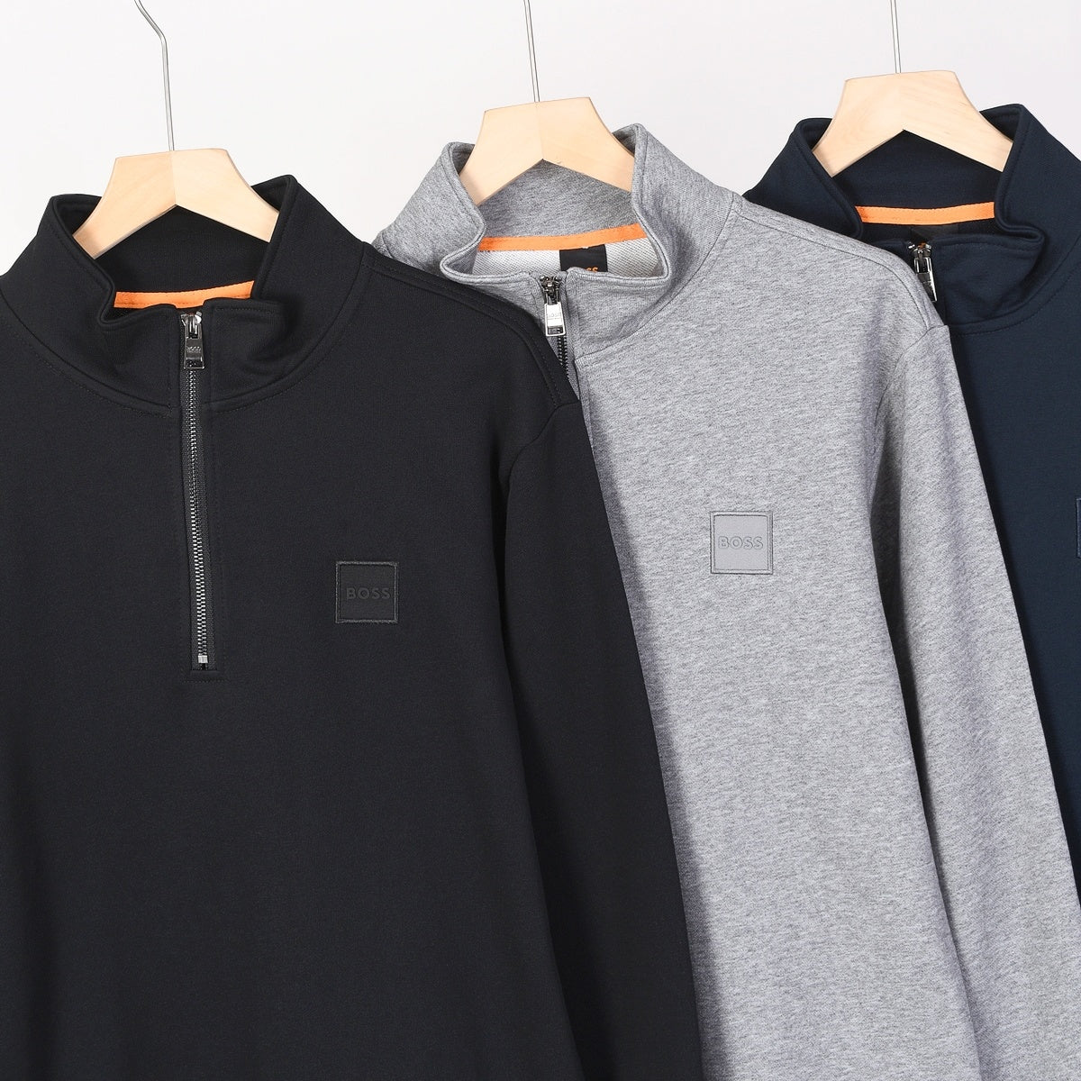 Boss Half-Zip Stand-Collar Sweatshirt 600