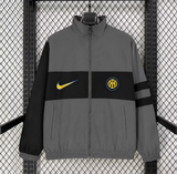 Inter Milan Grey & Black Track Jacket