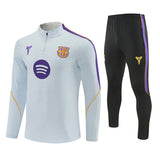 26-27 Season Barcelona Light-Grey Color Football Sweater Set