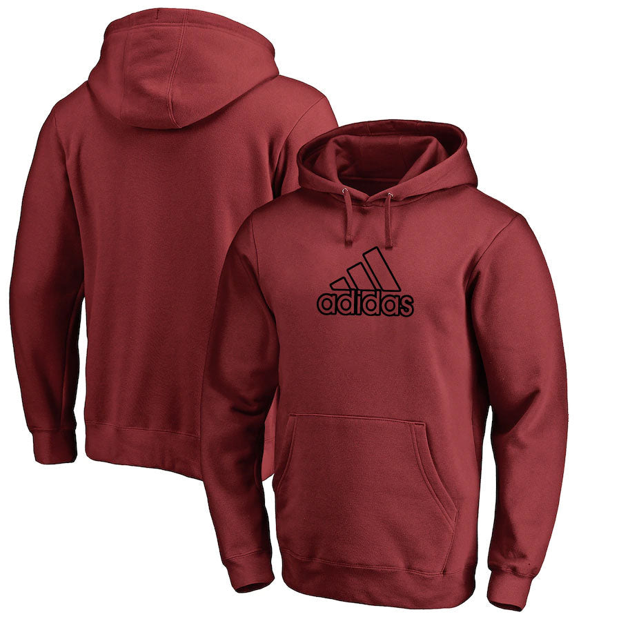 Adidas burgandy hoodie