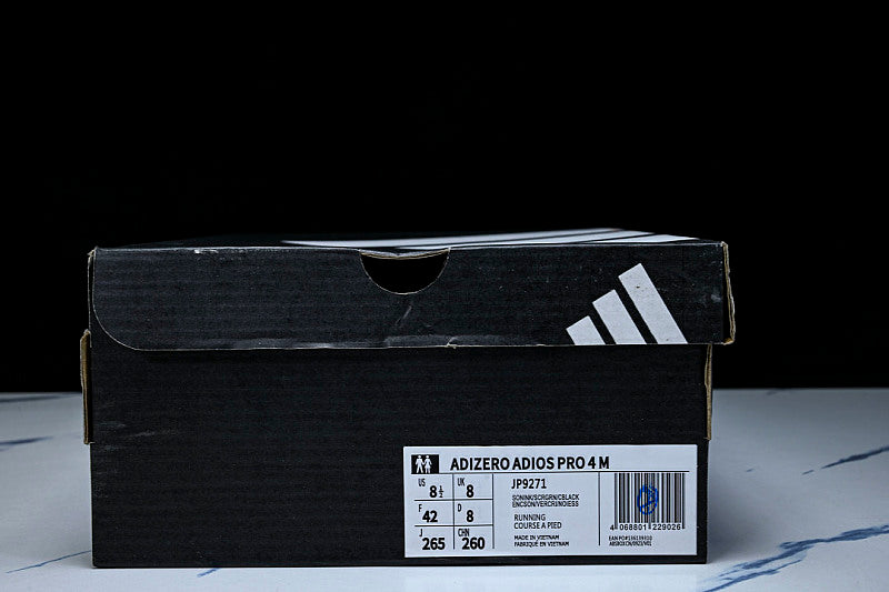 JP9271 ADIZERO ADIOS 4 M LOW-TOP RUNNING SHOES BLUE/GREEN