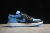 Air Jordan Low 1 Bleu/Noir