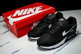 DH8010-002 AIR MAX 90 RETRO AIR CUSHIONED RUNNING SHOES BLACK/WHITE