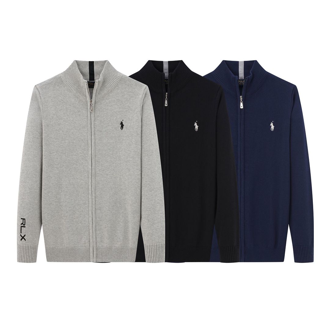 Polo Full-Zip Cotton Hoodie 2122