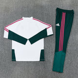 26-27 Season Real Madrid White-Green Color Football Sweater Set