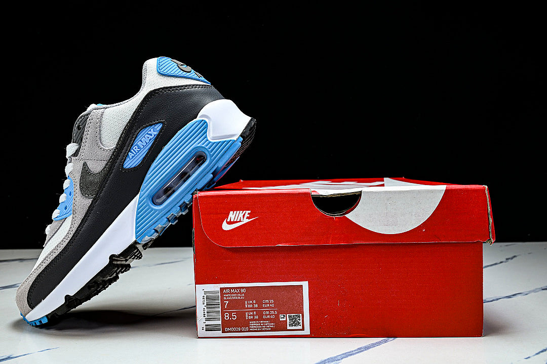 【250】DM0029-019 AIR MAX 90 PLATINUM TINT/IRON GREY/BLUE LIGHTNING