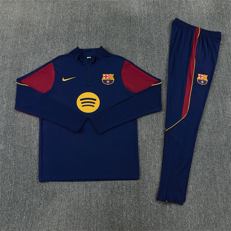 26-27 Season Barcelona Dark-Blue Color Football Sweater Set
