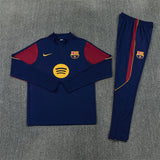 26-27 Season Barcelona Dark-Blue Color Football Sweater Set
