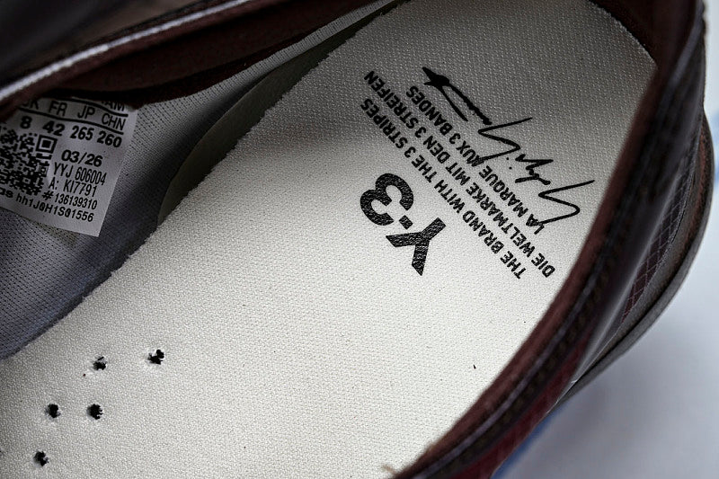 KI7791 Y-3 ADIOS PRO 4 NIGHT RED/WARM CLAY/ACTIVE MAROON