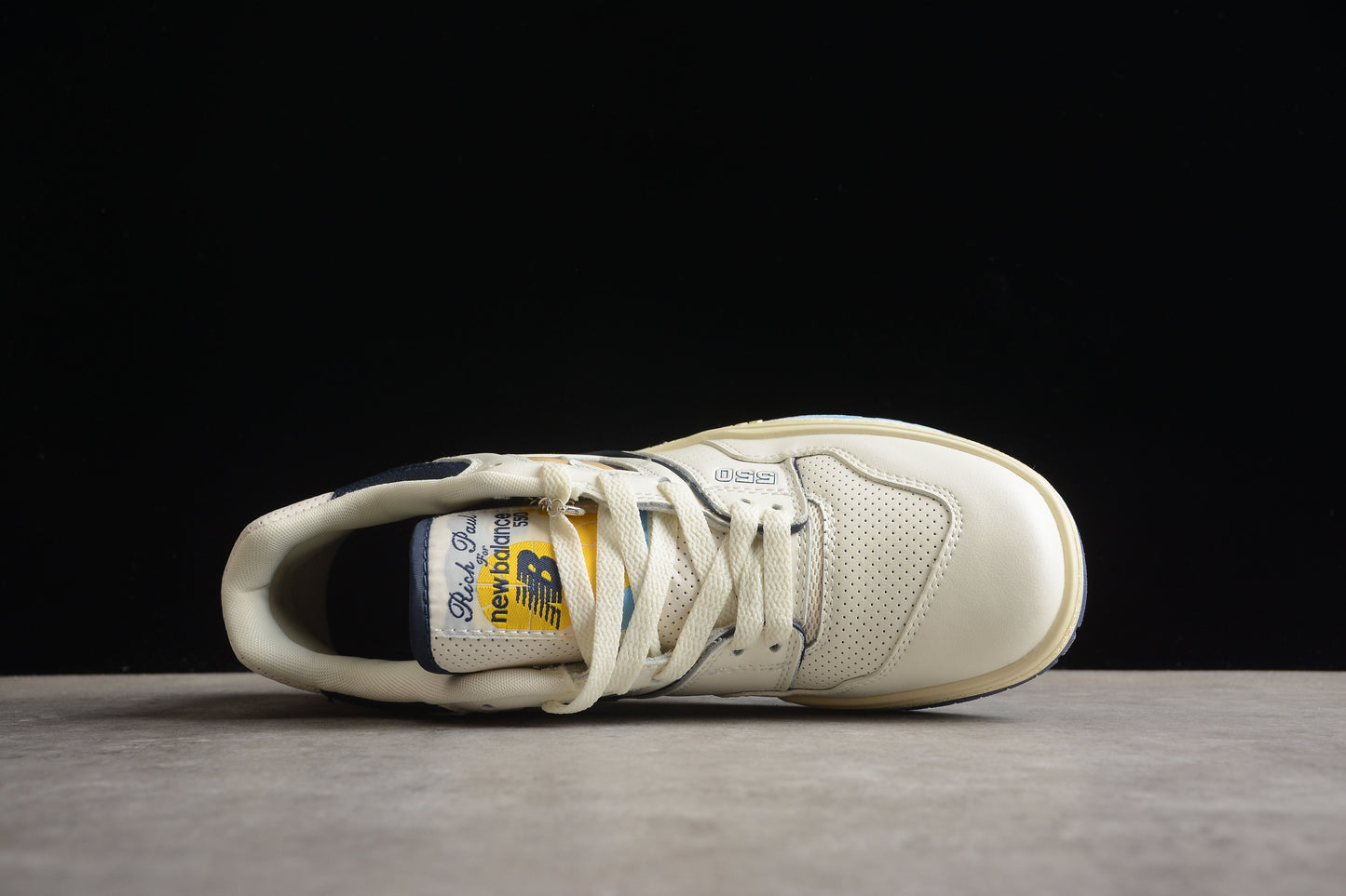 NB 550 beige blue shoes