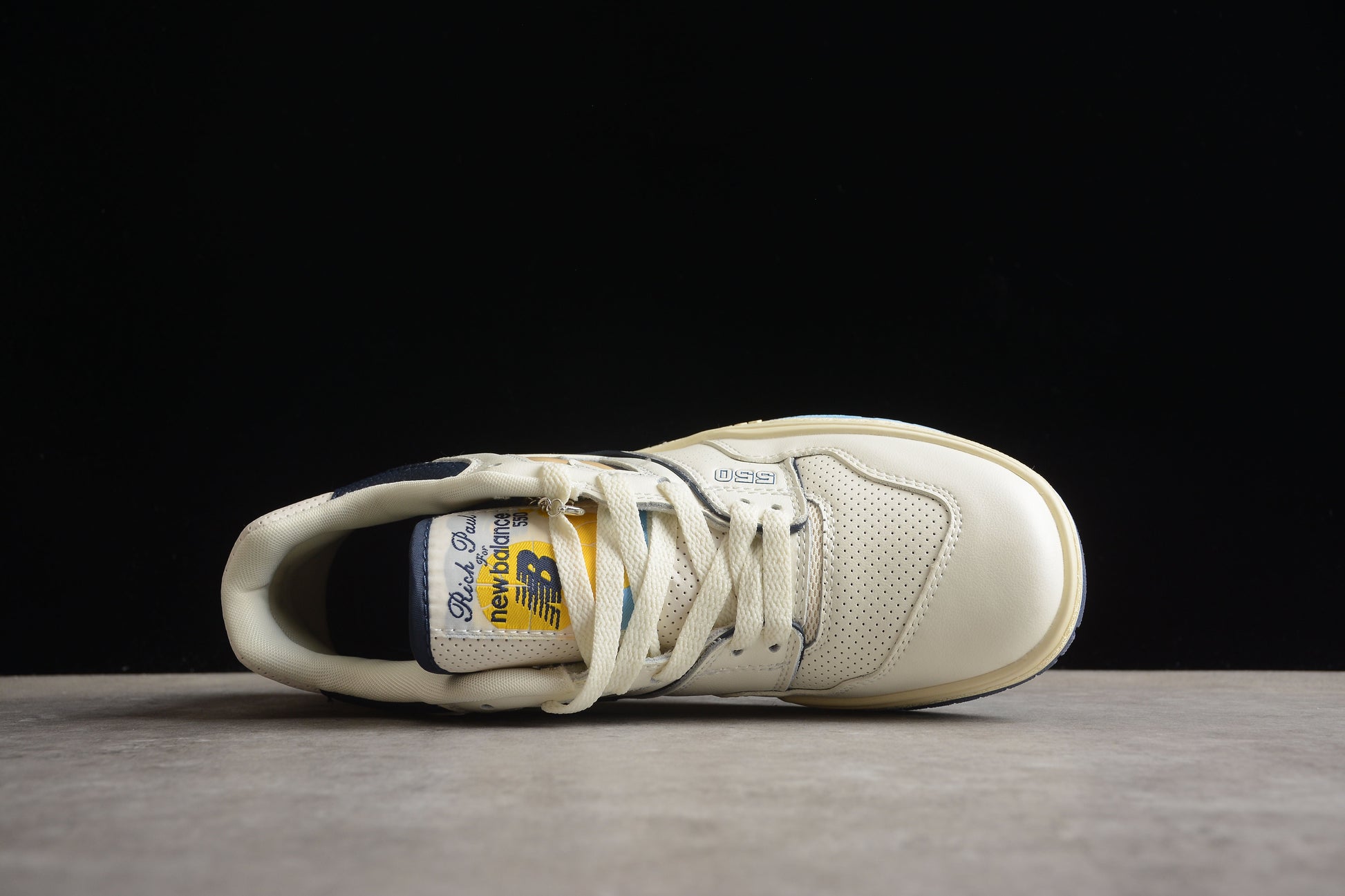 NB 550 beige blue shoes