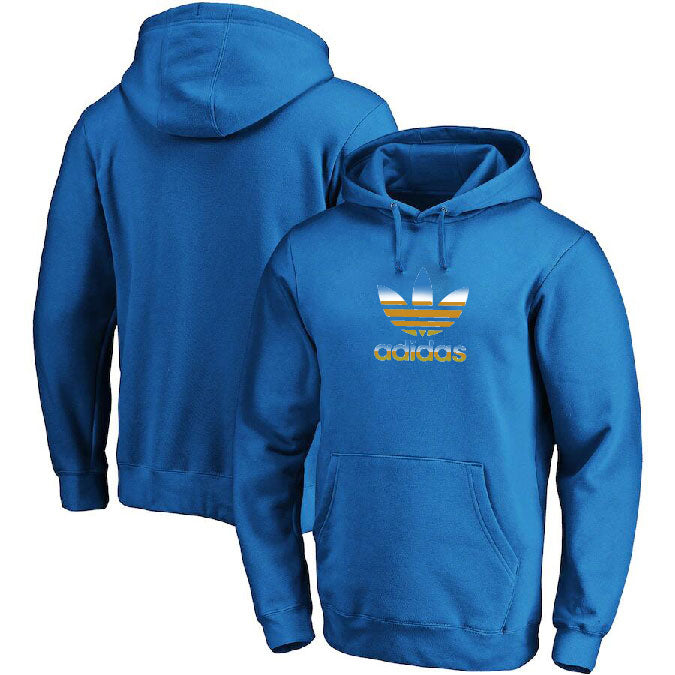 Adidas blue/brown hoodie