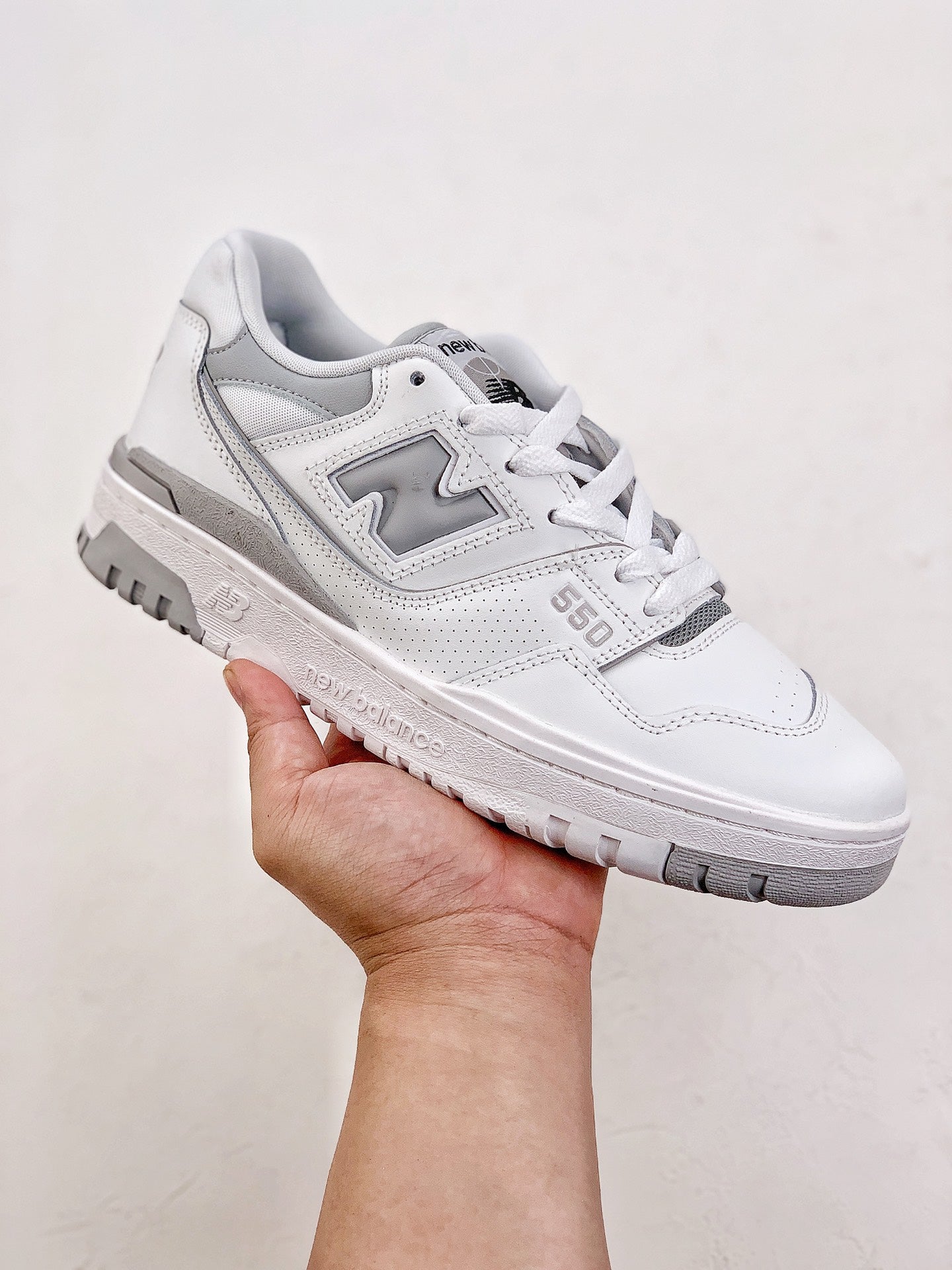 New Balance BB550 White&silver