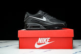 HV4517-002 AIR MAX 90 LTR CLASSIC MEN'S SPORTS SHOES BLACK/LIGHT GRAY