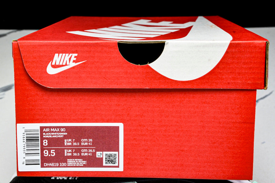 DH4619-100 AIR MAX 90 TRENDY COUPLE LOW TOP AIR CUSHIONED CASUAL WHITE/ICE BLUE/BLACK