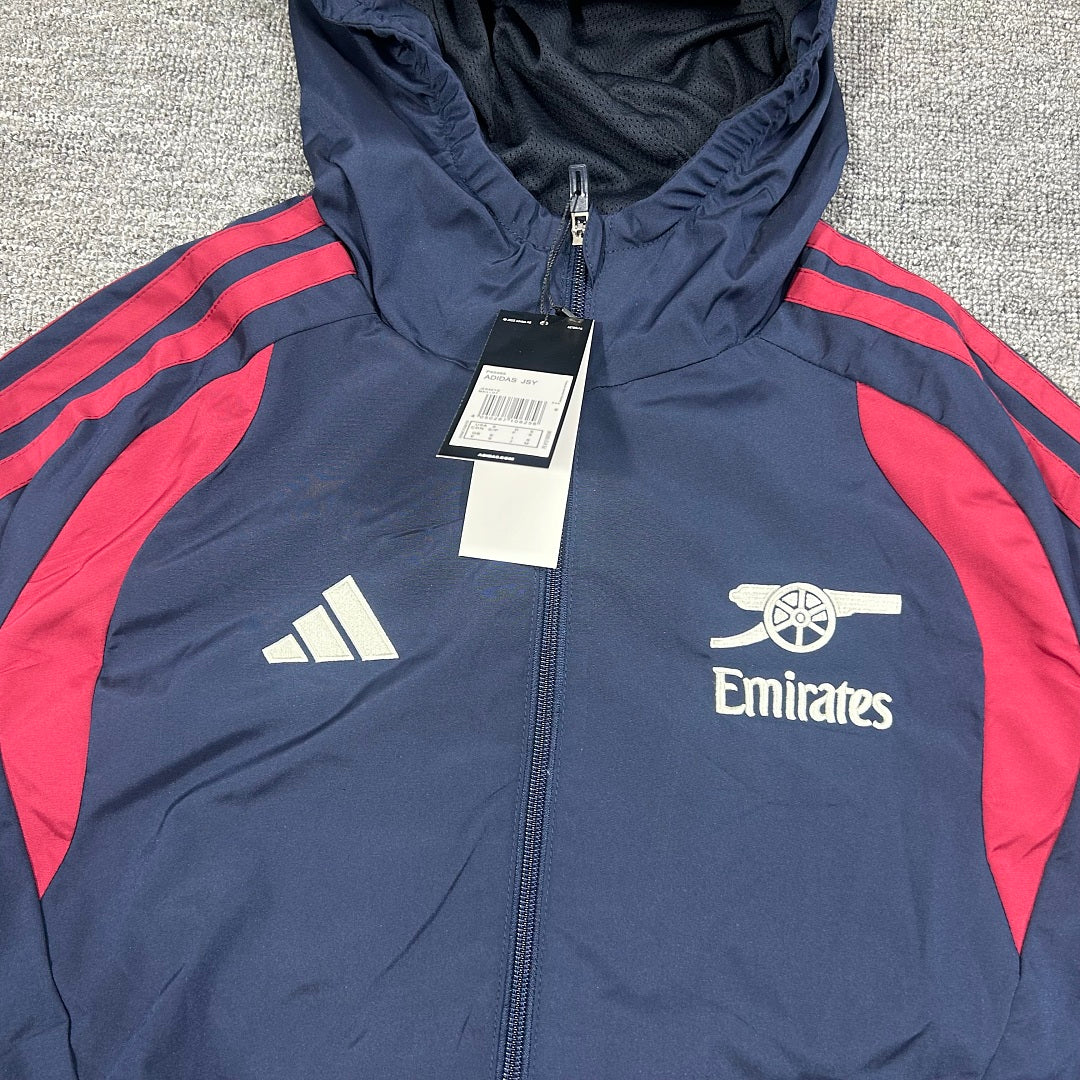 Arsenal 2026/27 Dark Blue Windbreaker Jacket