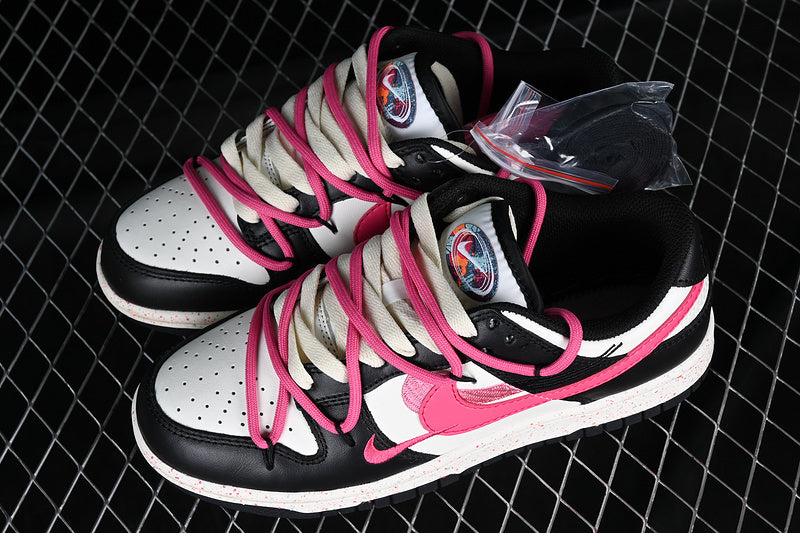 【280】[FD4623-131]-[DUNK LOW MULTI COLOR WHITE/BLACK/PINK]-[WOMAN:36-41]