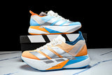 KH6360 ADIZERO ADIOS 4 M LOW-TOP RUNNING SHOES ORANGE/SILVER/BLUE/WHITE