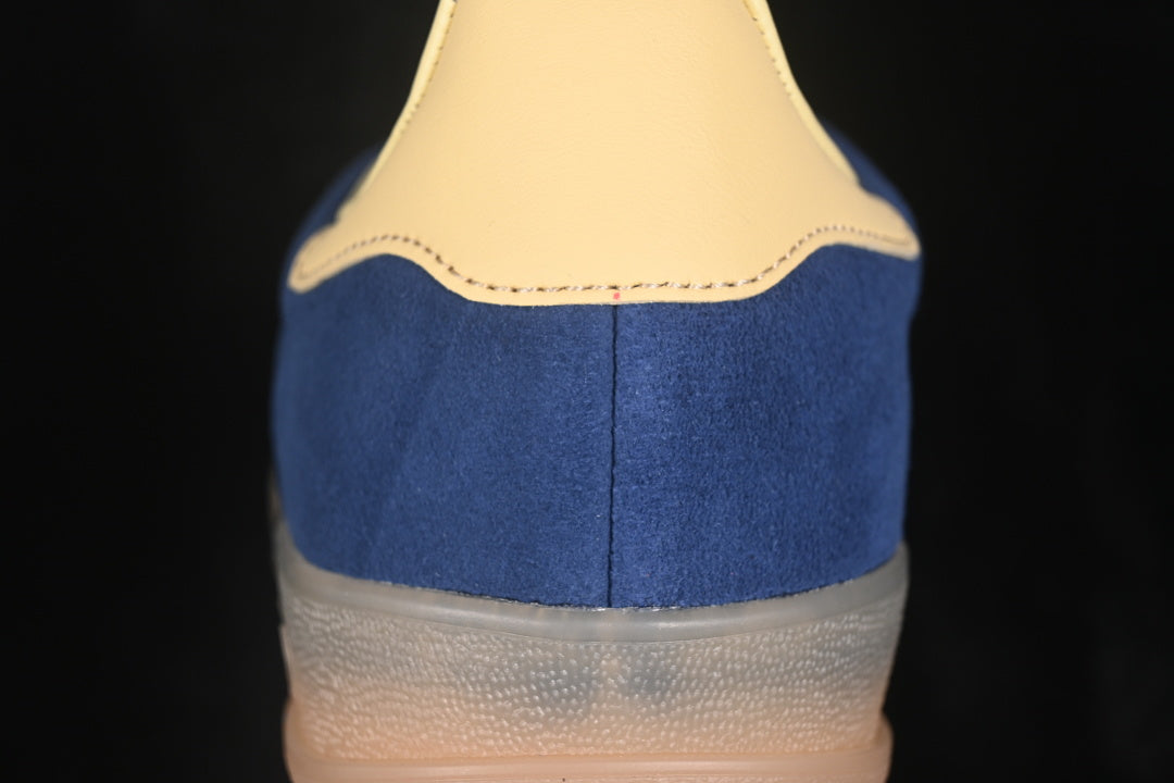 【260】[IH6798]-[GAZELLE INDOOR CASUAL ANTI SLIP BOARD SHOES BLUE/YELLOW]-[WOMAN:35-39]-[MAN:40-46]