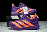 ADIZERO ADIOS 4 M LOW-CUT RUNNING SHOES PURPLE/ORANGE