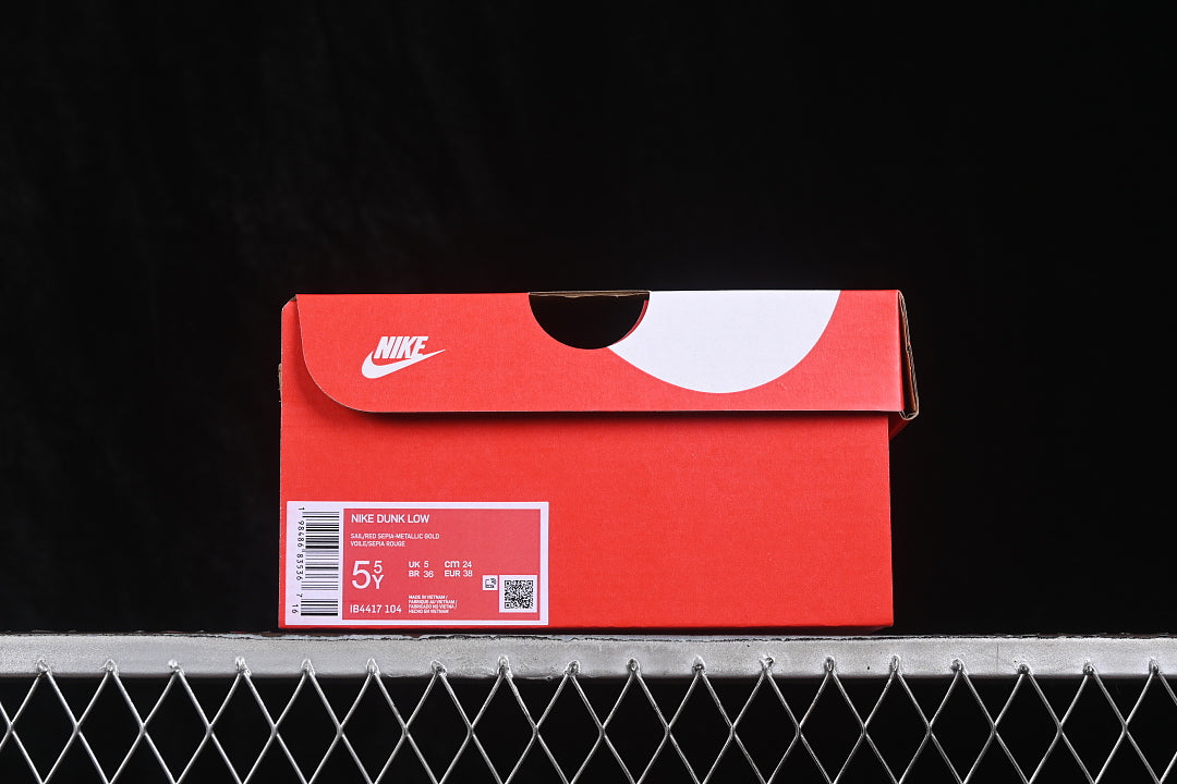 【280】[IB4417-104]-[DUNK LOW SAIL/METALLIC GOLD/RED SEPIA]-[WOMAN:35.5-39]-[MAN:40]