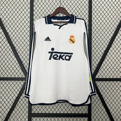 Retro long sleeve Real Madrid 00/01 Home S-XXL7