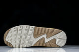 DH8010-004 AIR MAX 90 RETRO AIR CUSHIONED RUNNING SHOES BROWN POWDER/WHITE