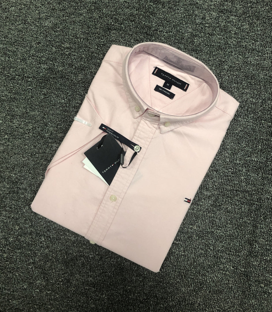 HA614#TommyShort Sleeve (Two-Ply Fine Oxford)