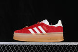 ORIGINALS GAZELLE BOLD CASUAL SNEAKERS RED/WHITE/BROWN