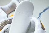 DM0029-119 AIR MAX 90 RETRO AIR CUSHIONED RUNNING SHOES LIGHT GRAY/WHITE/ORANGE