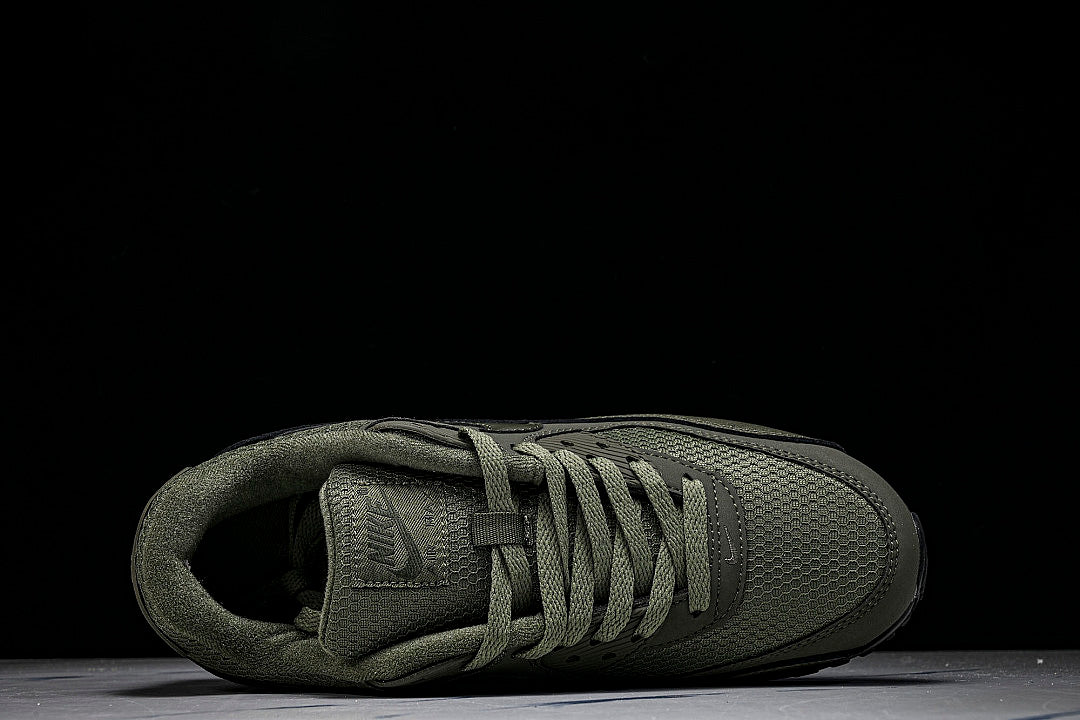 HQ3828-200 AIR MAX 90 RETRO AIR CUSHIONED RUNNING SHOES ARMY GREEN/MATCHA GREEN