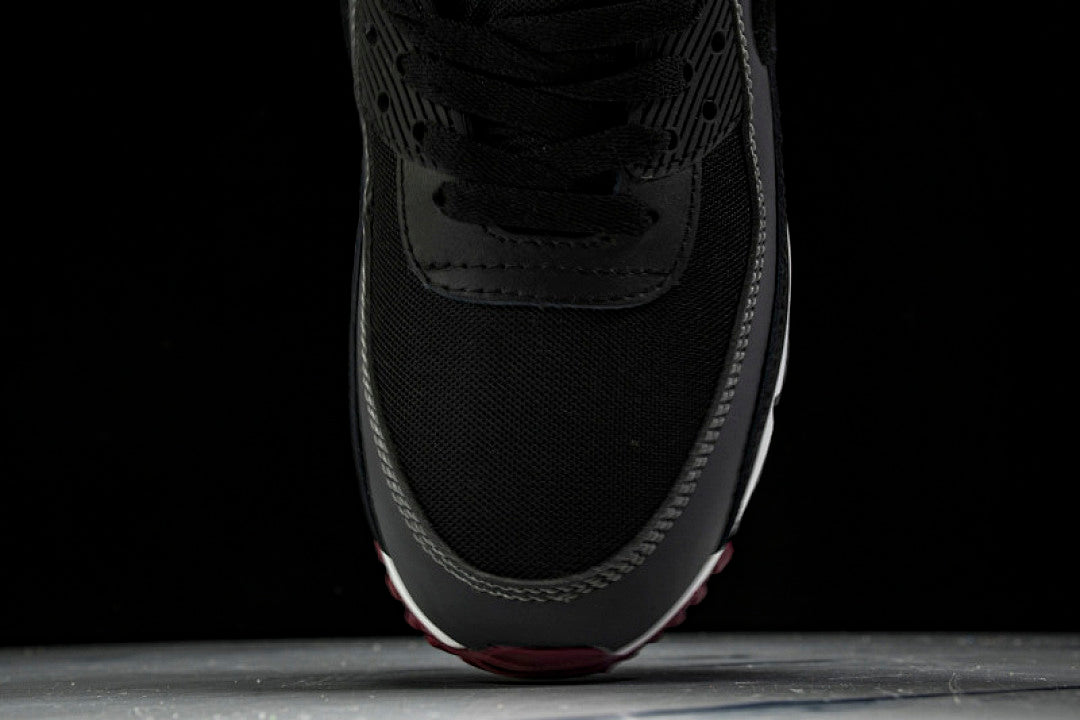 CH8490-001 AIR MAX 90 TRENDY COUPLE LOW TOP AIR CUSHIONED CASUAL BLACK/DARK GRAY/WHITE