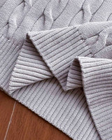 Ralph Lauren Cable-Knit Half-Zip Stand-Collar Sweater RL2502