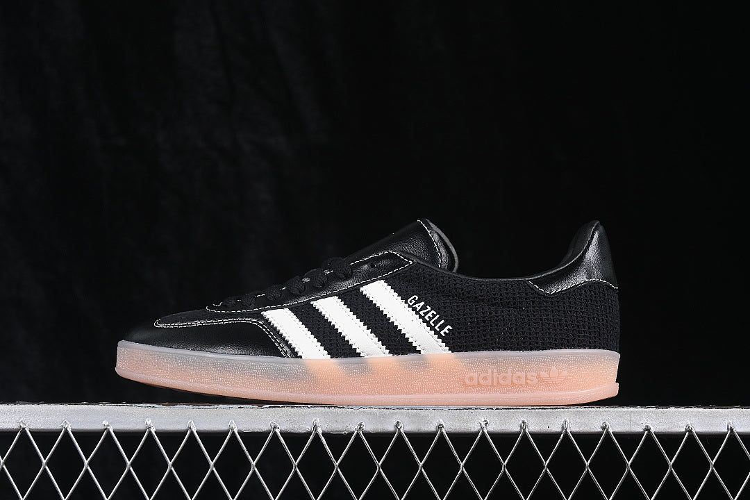 【210】[JQ7084]-[CLOVER RETRO CASUAL ANTI-SLIP BOARD SHOES PINK/BLACK/WHITE]-[WOMAN:35-39]-[MAN:40-45]