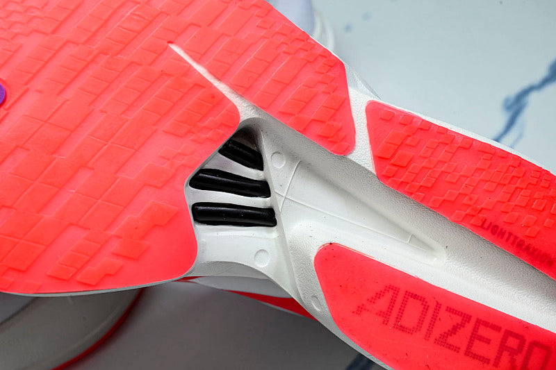 KZ9020 ADIZERO ADIOS PRO 4 FOOTWEAR WHITE/LUCID RED/SHOCK PURPLE