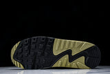 DM0029-011 AIR MAX 90 RETRO AIR CUSHIONED RUNNING SHOES BLACK/WHITE/TEA GREEN